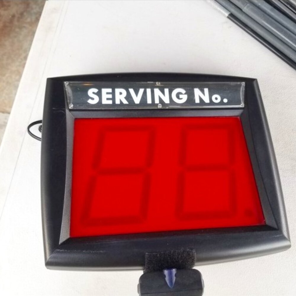 MY TURN Q SYSTEM CUSTOMER DISPLAY w/LCD REMOTE SCREEN CONTROL